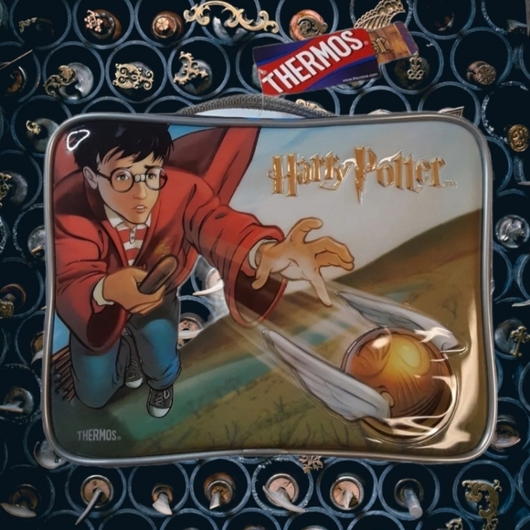 NWT Harry Potter Thermos Quidditch Soft Lunch Box